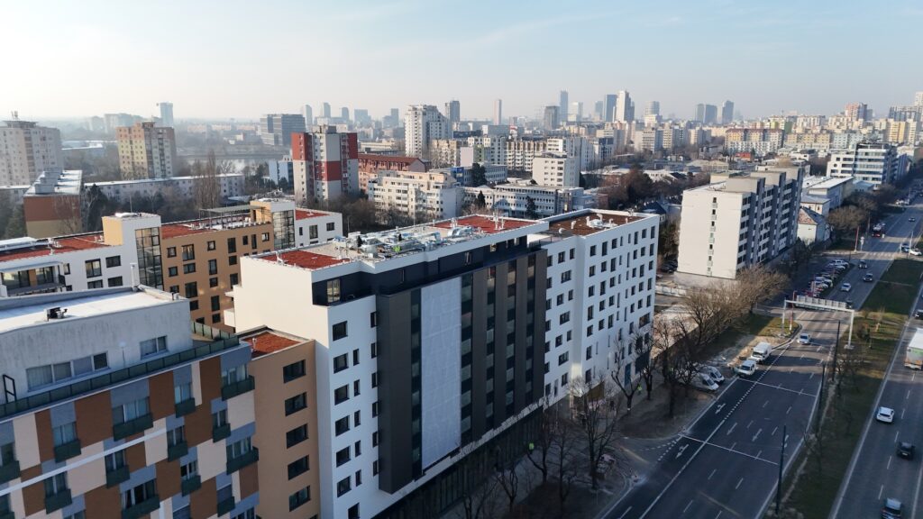 Blok A projektu Green Atrium z ulice Trnavská cesta